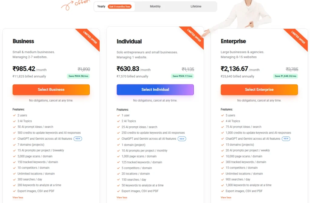 Ubersuggest Yearly Plan