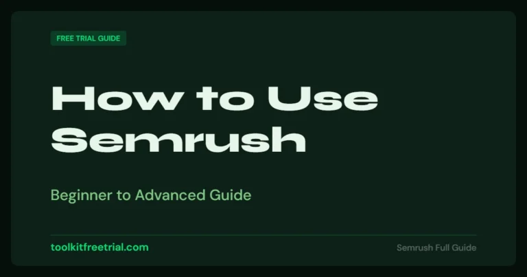 How to Use Semrush