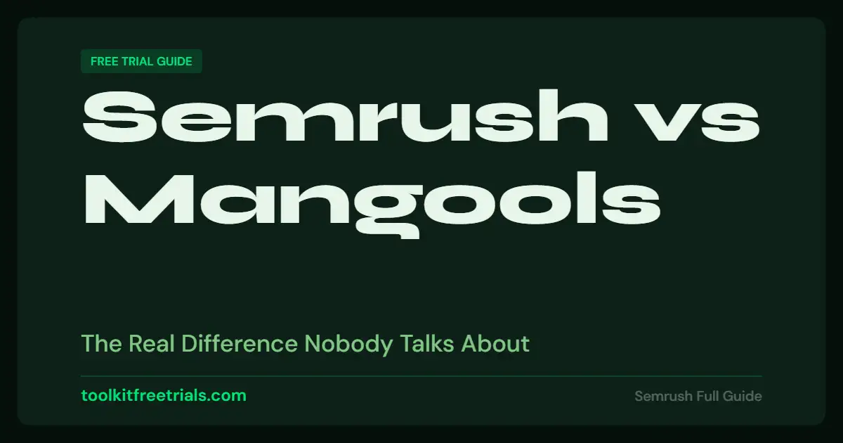 Semrush vs Mangools