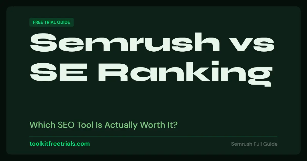 Semrush vs SE Ranking