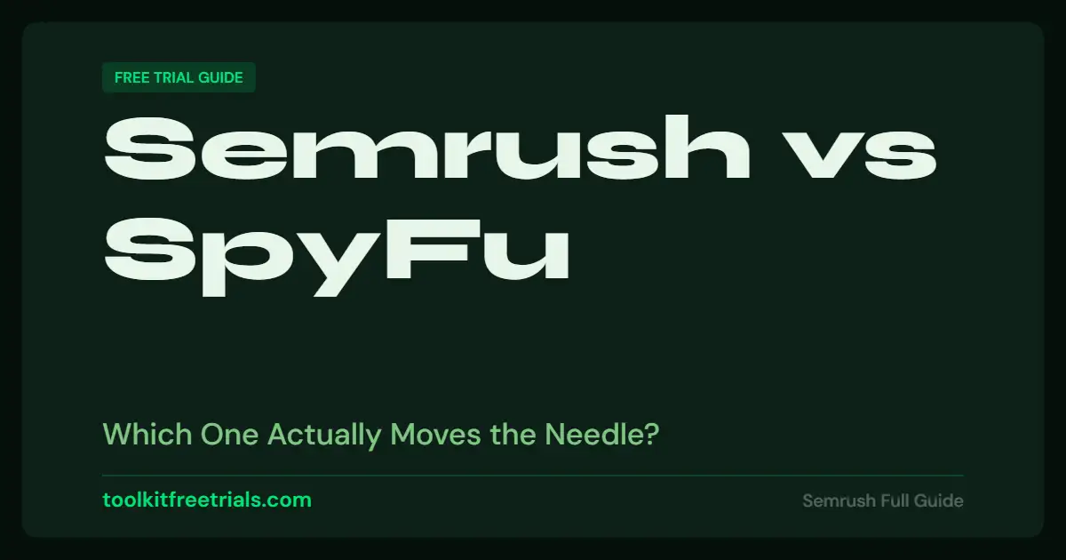 Semrush vs SpyFu
