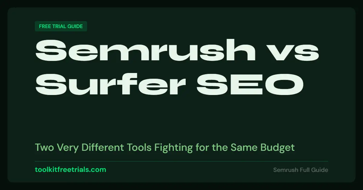 Semrush vs Surfer SEO