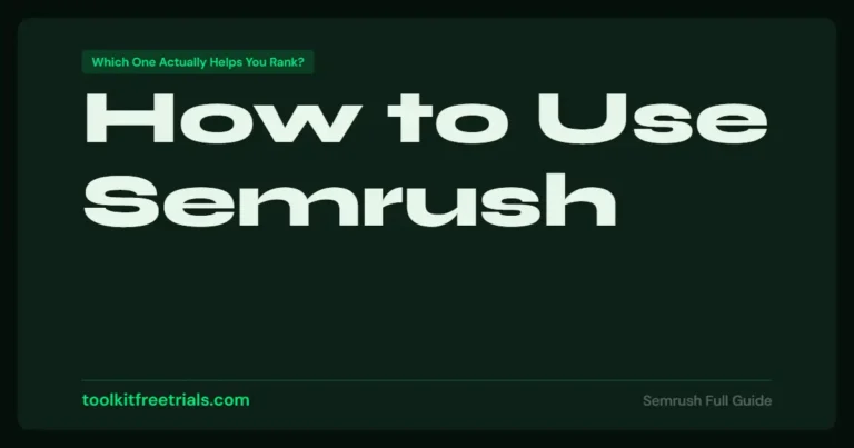 How to Use Semrush