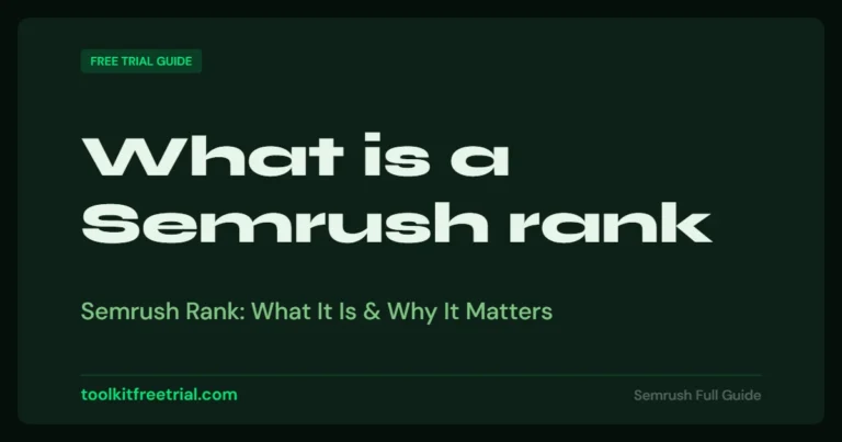 Semrush Rank Explained