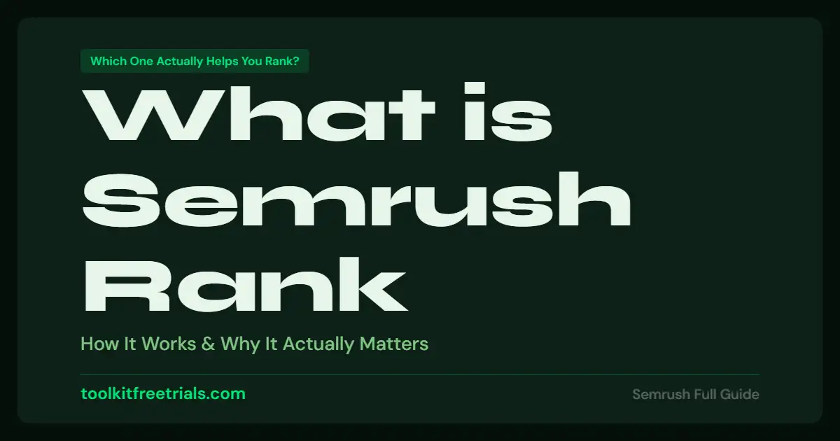 What is Semrush Rank